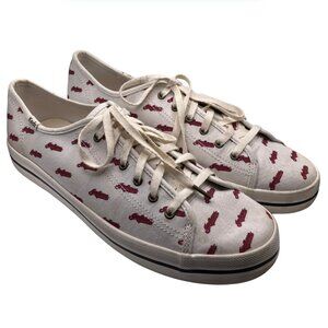 Keds Women’s MLB Cleveland Indians Lace-Up Sneakers WF61028 Size 10